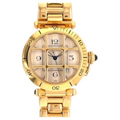 Cartier Pasha-Uhr aus Gold