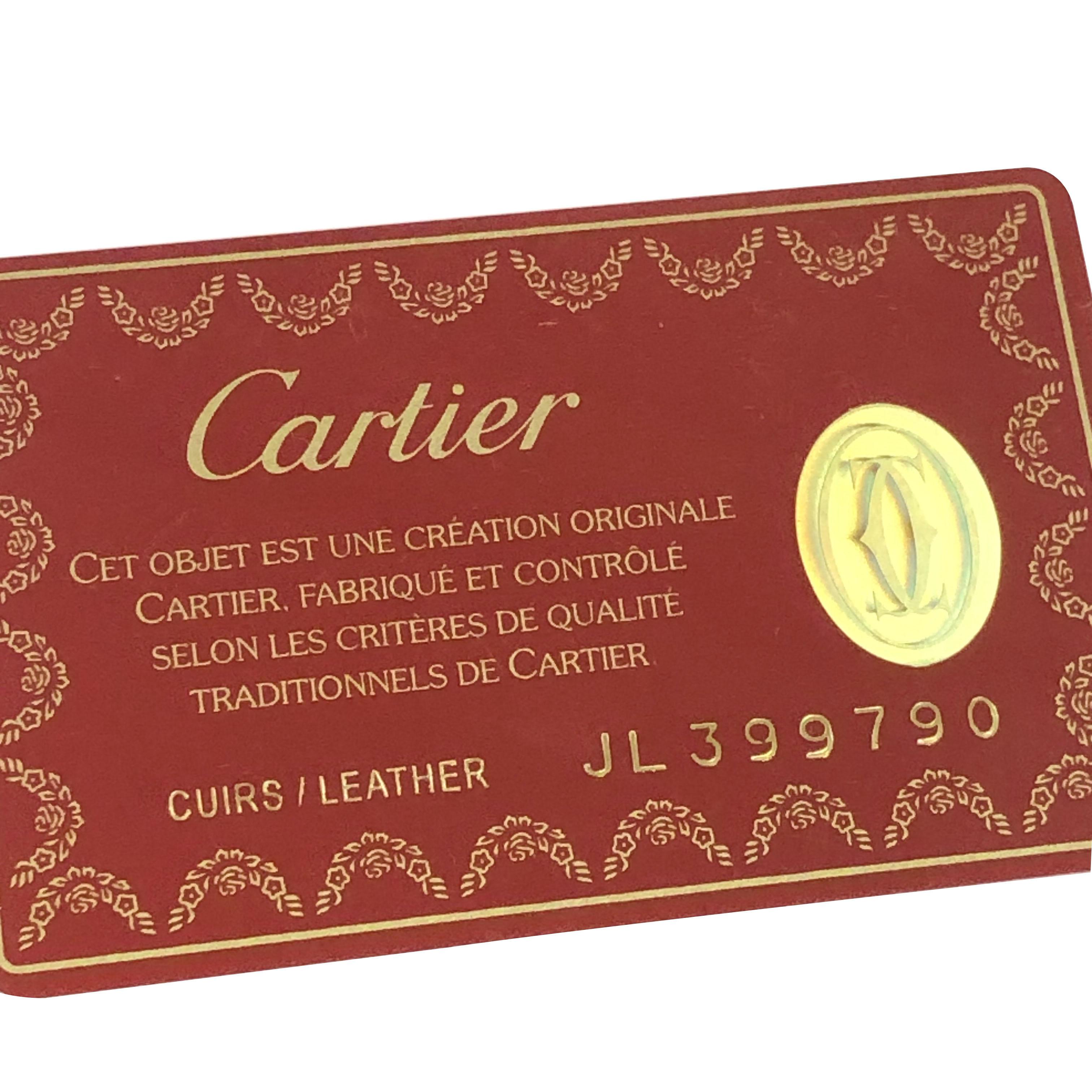 Fibbia da cintura e cintura Elefante di Cartier con placca d'oro, nuova in scatola e provvista di certificato di provenienza in vendita 3