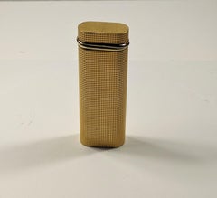 Cartier Gold Plate Lighter Paris with diamond dot Texture with box