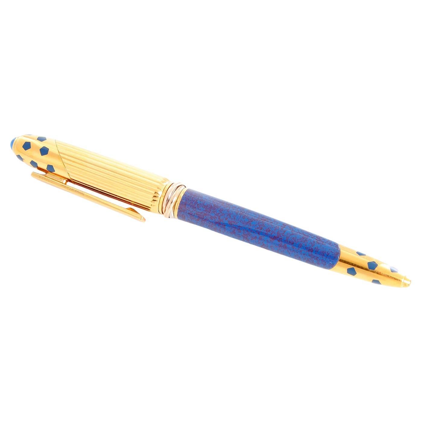 Cartier Gold Plated Panthere Pen