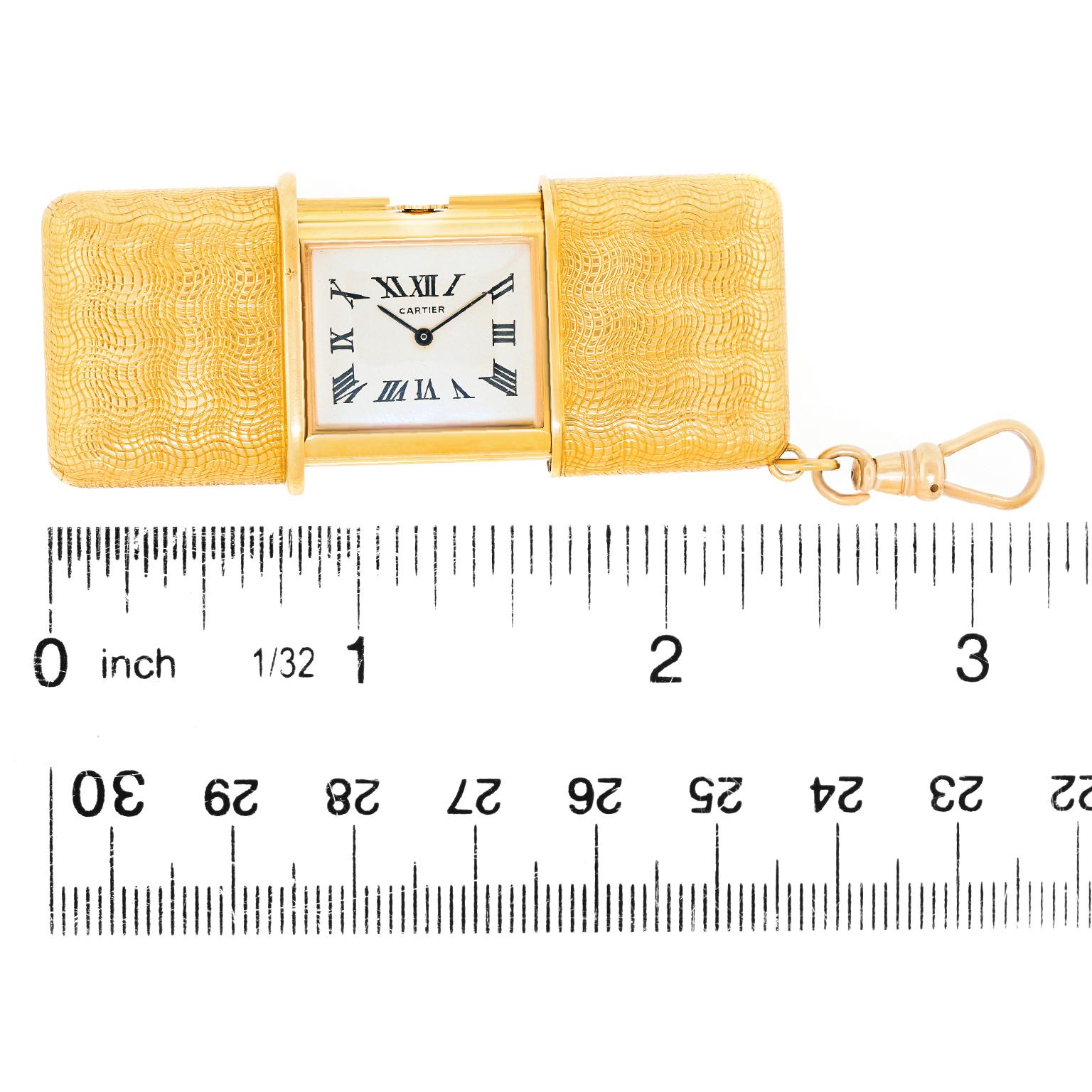 Cartier Gold Purse Watch 1