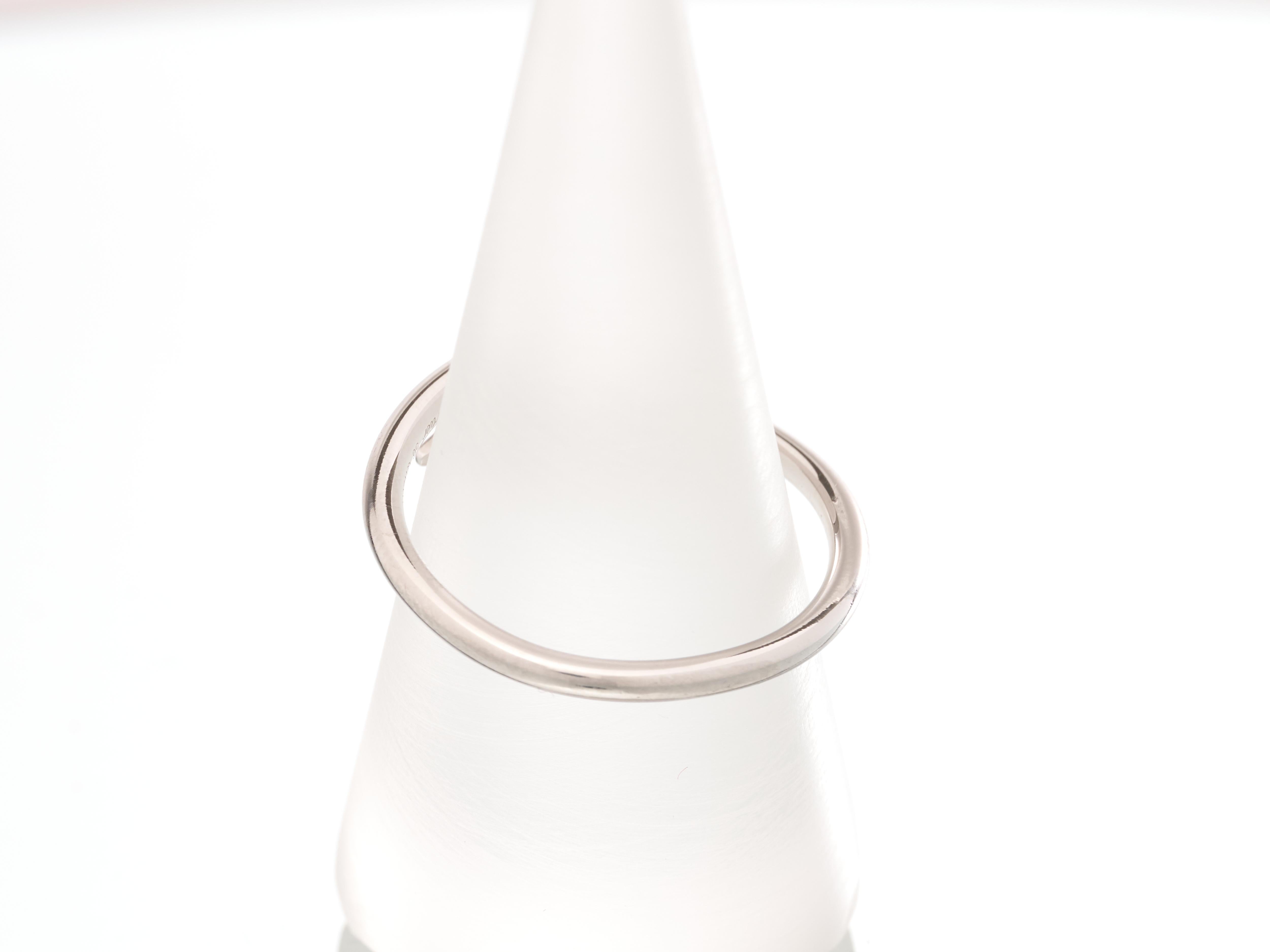 Cartier Anillo Oro Juste Un Clou Anillo Clavo 18ct Blanco Pequeño Tamaño 56 Caja Papeles en venta 5