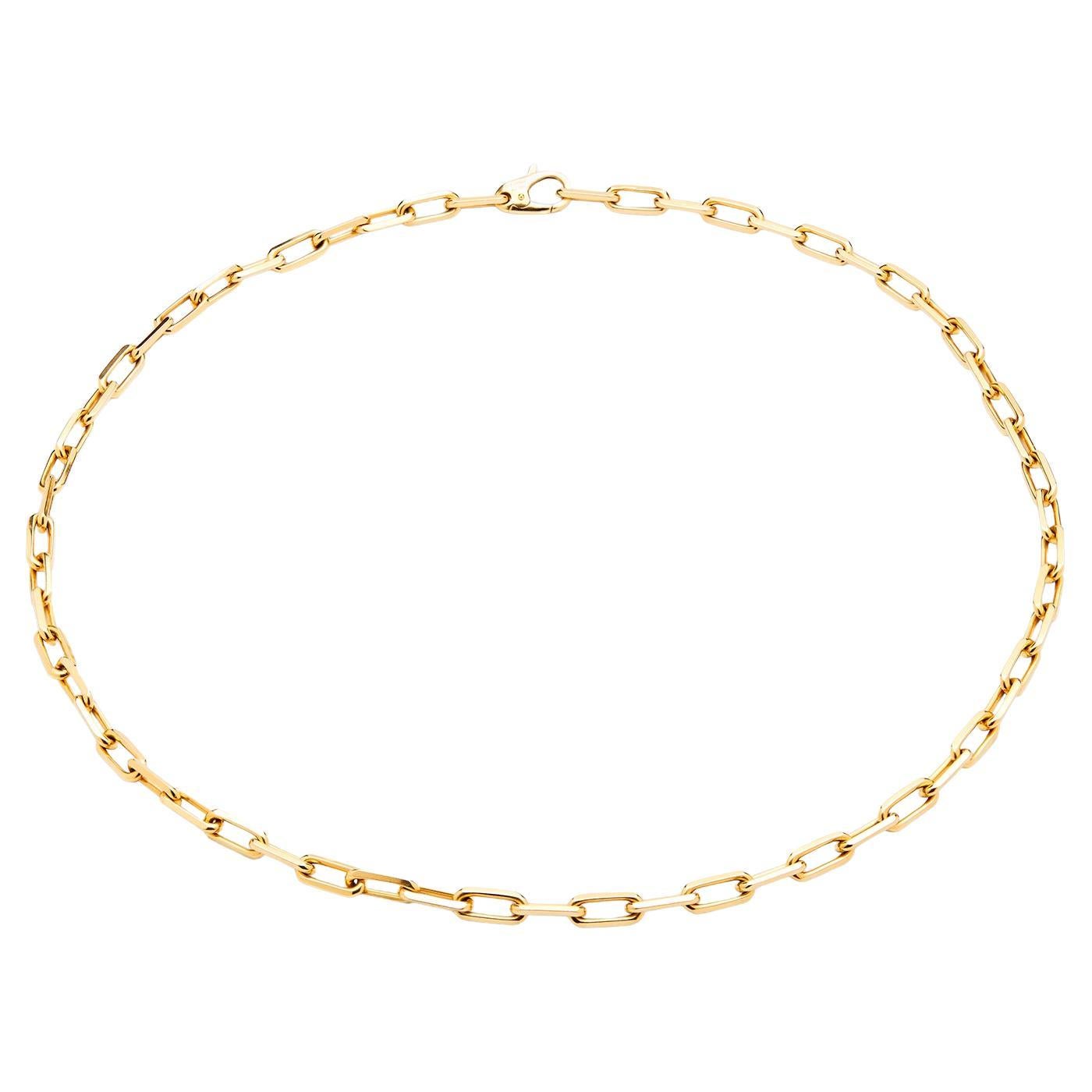 Cartier gold Santos de Cartier necklace.