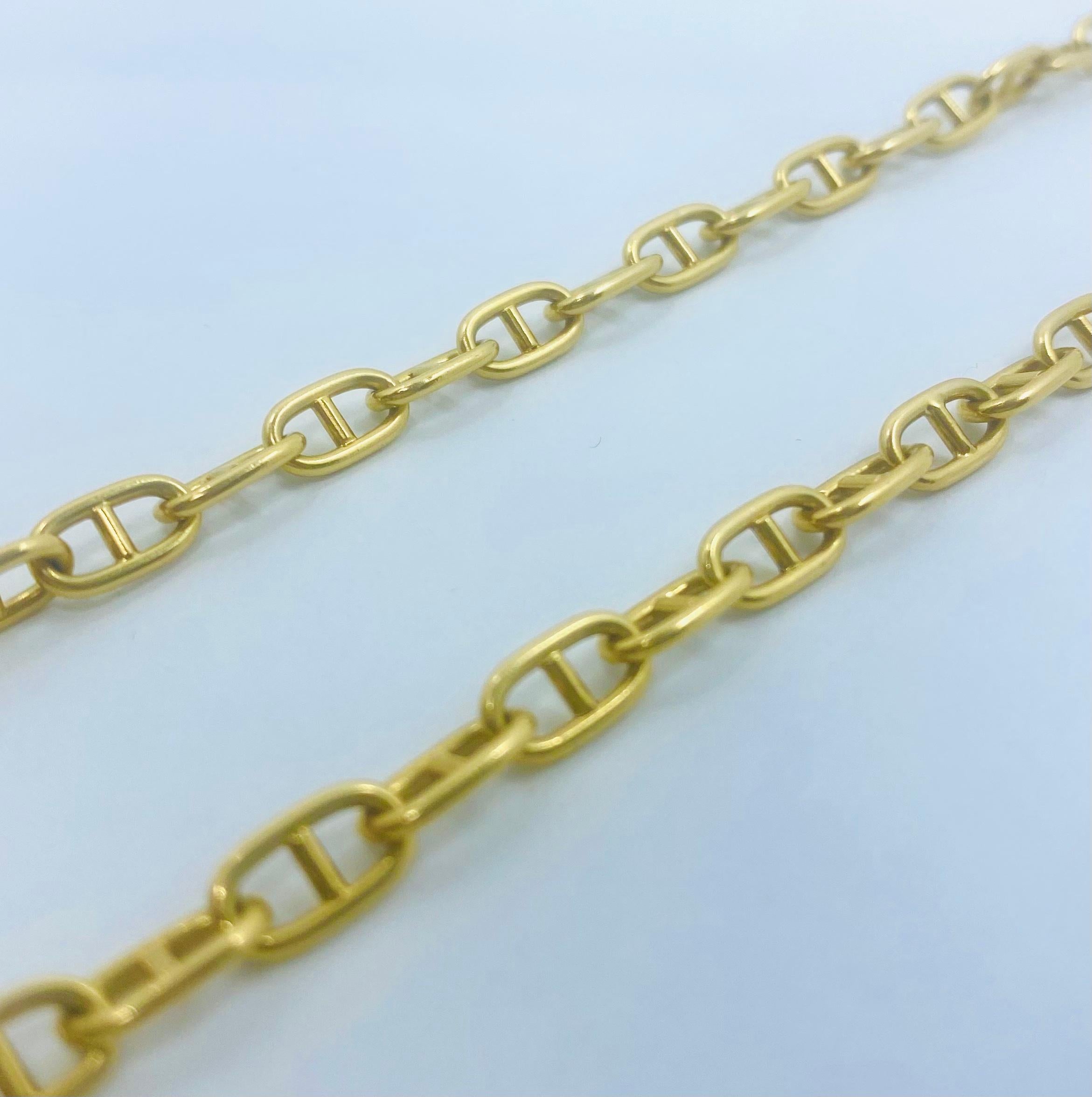 Cartier Gold Sapphire Leo Pendant Chain Necklace 1