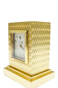 Cartier, Gold Travel Clock