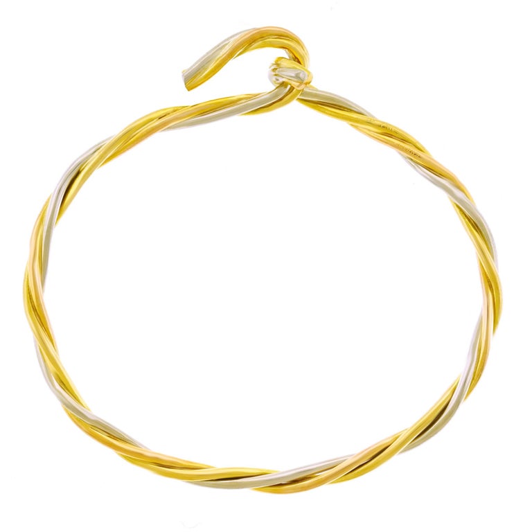 Cartier Gold Locked Heart Bracelet at 1stdibs