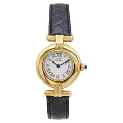 Cartier Gold Vermeil Must de Cartier Colisee Quarzuhr