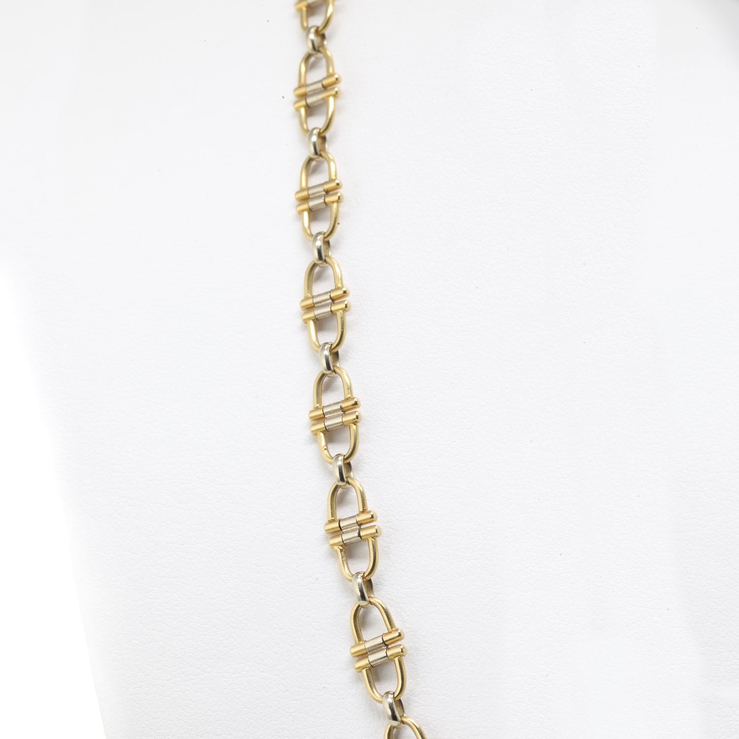 All you need is a timeless chain. No diamonds, no pendants, just a smooth cool chain to go over your white T or an office blouse. You are classy yet you want others to know you understand what unique truly is. You don't like flashy, you prefer items