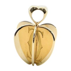 Cartier Golden Apple Pendant Necklace 18 Karat Yellow Gold