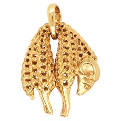 Vintage Cartier, Golden Fleece Pendant