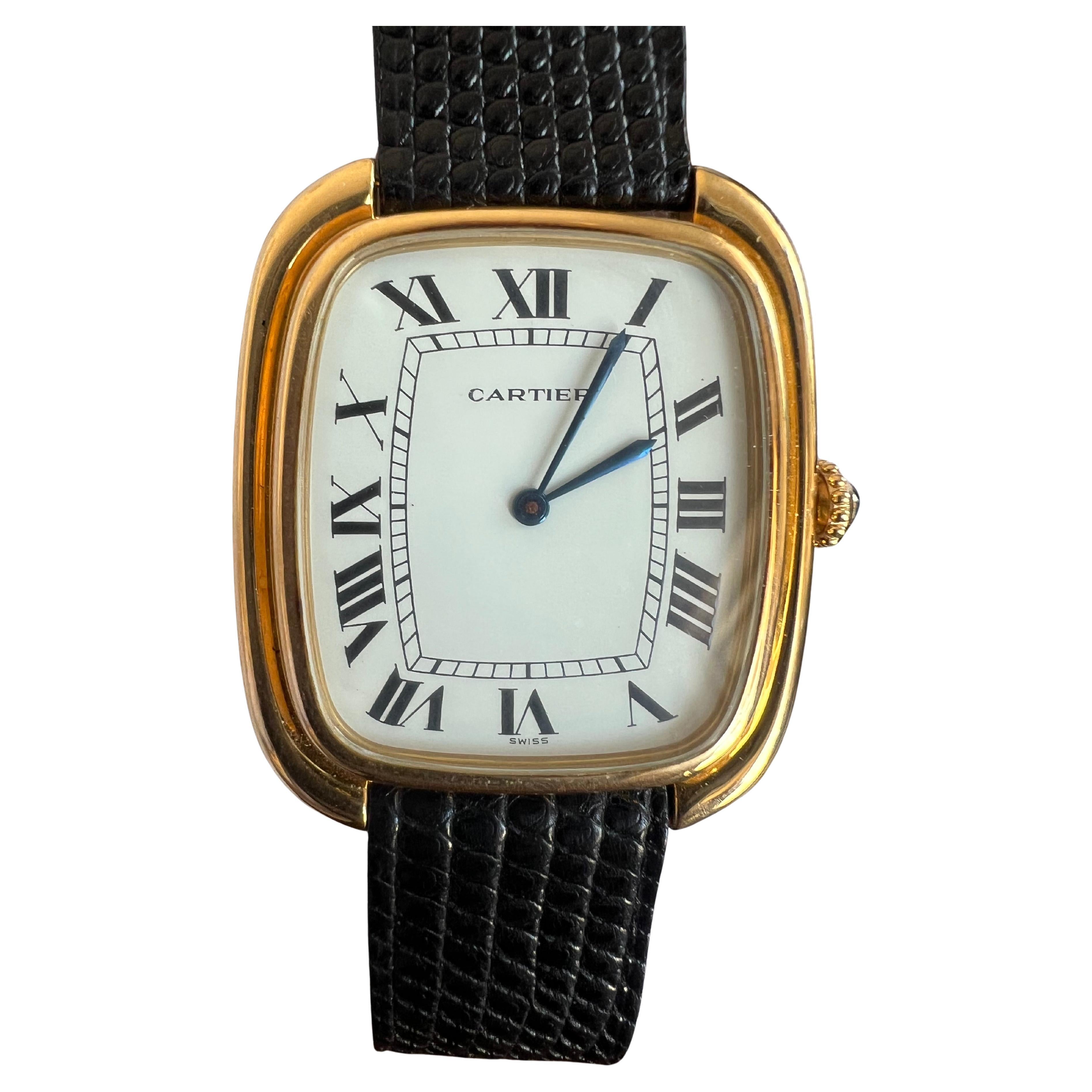 How can I tell if a vintage Cartier watch is real?