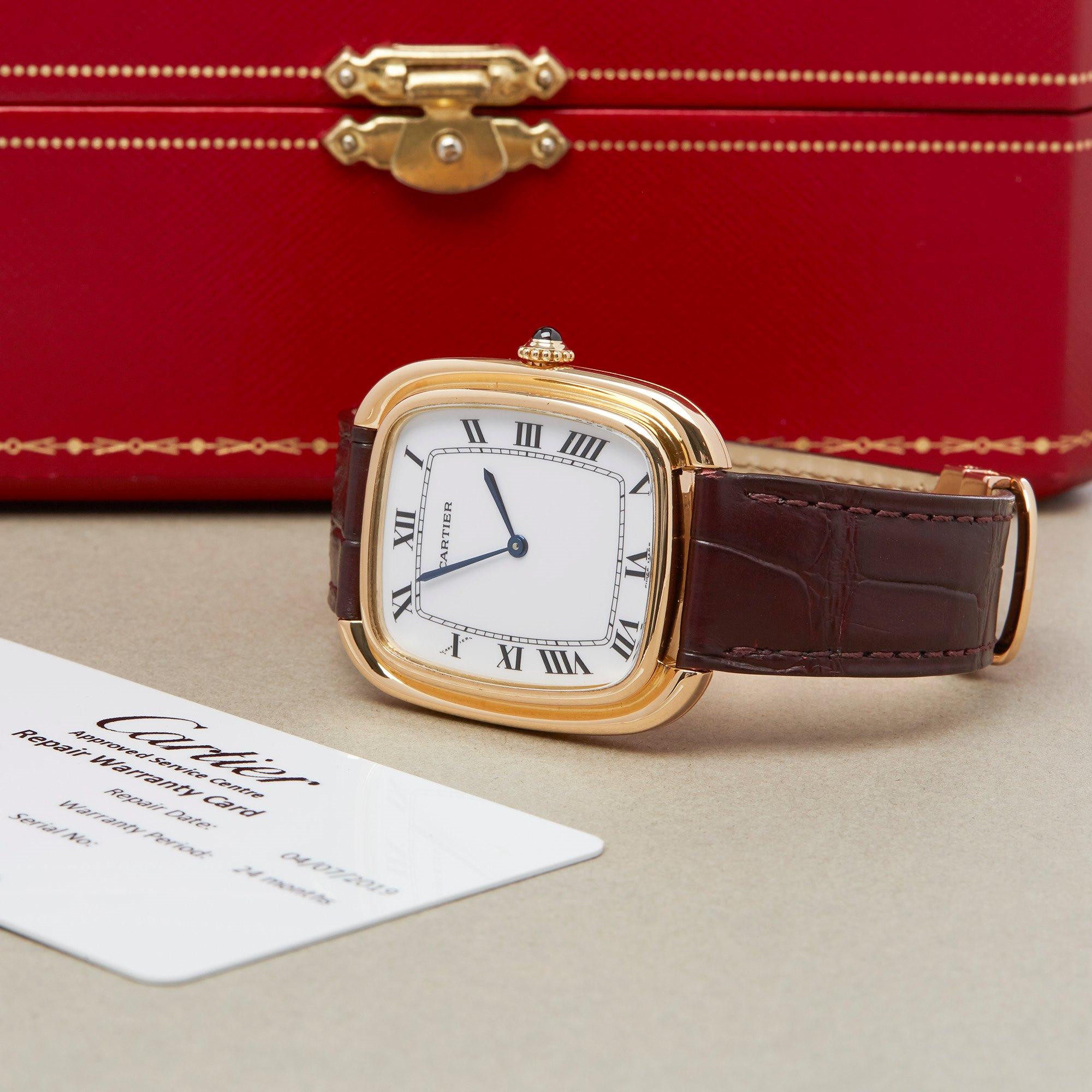 Cartier Gondole Jumbo Paris 81720400 Men's Yellow Gold Watch 2