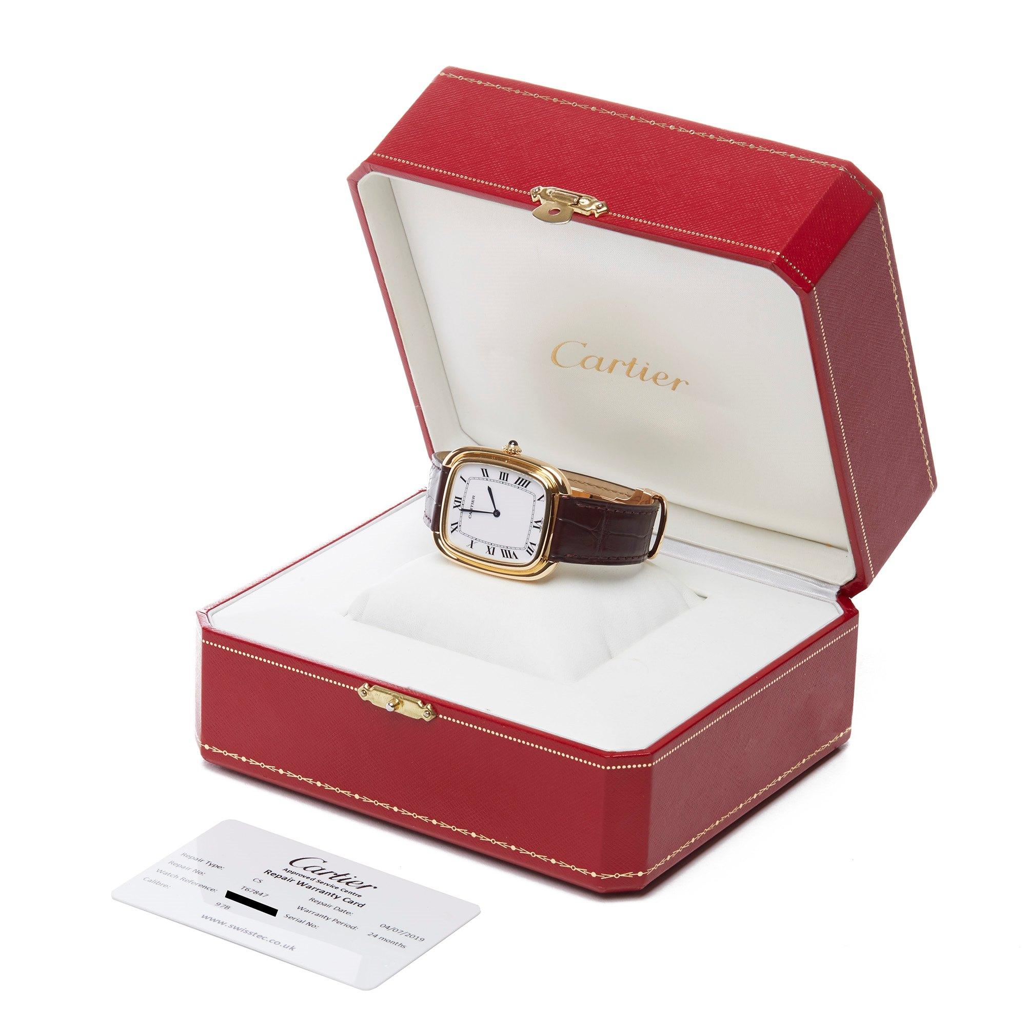 Cartier Gondole Jumbo Paris 81720400 Men's Yellow Gold Watch 3