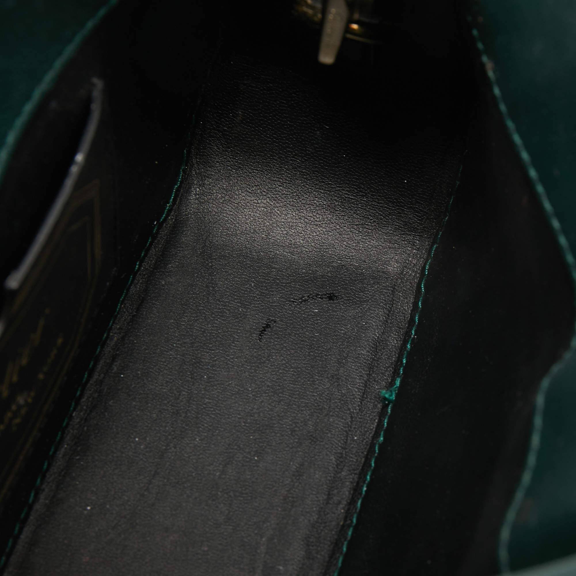 Cartier - Sac à bandoulière Guirlande de Cartier en cuir vert 10