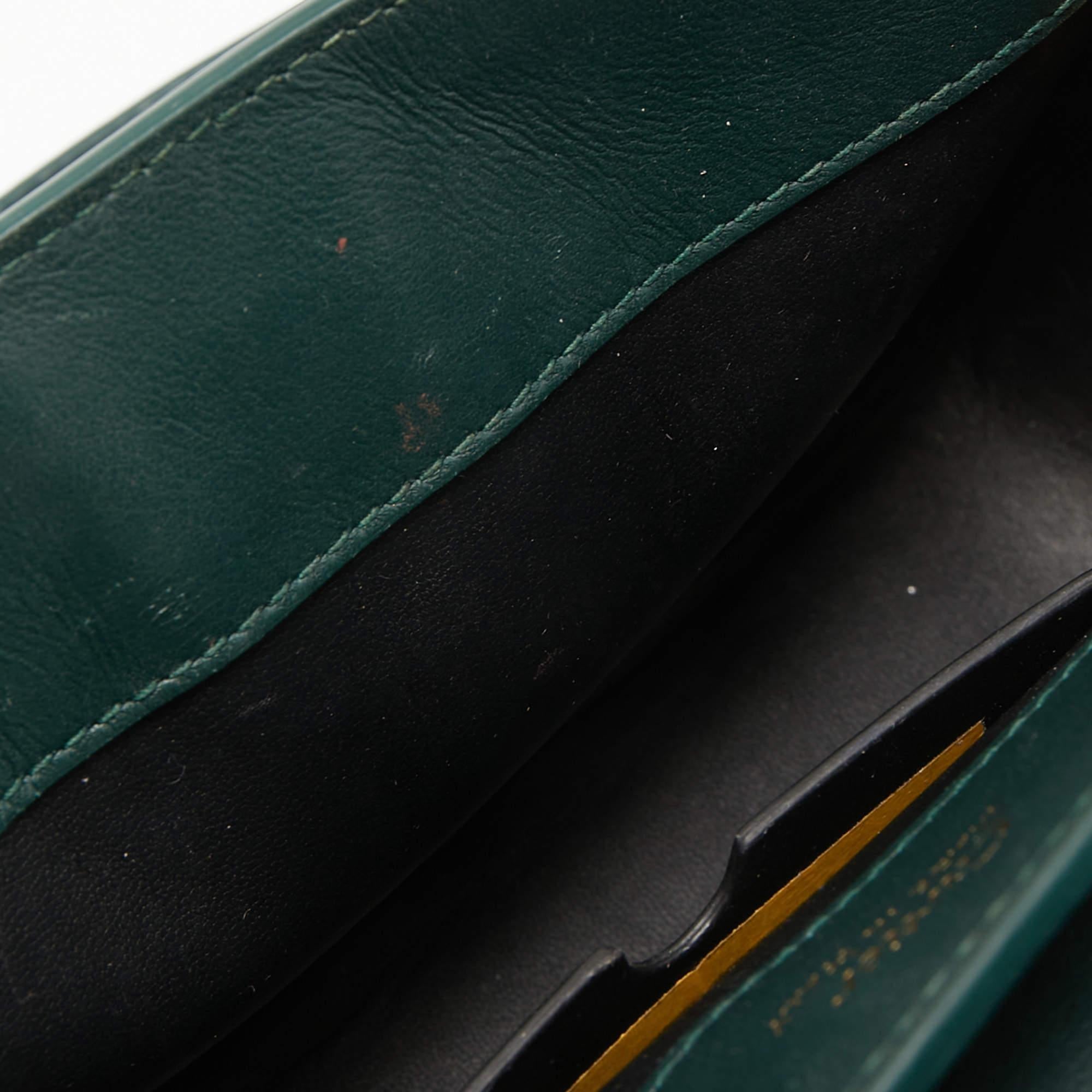 Cartier Green Leather Guirlande de Cartier Shoulder Bag 1