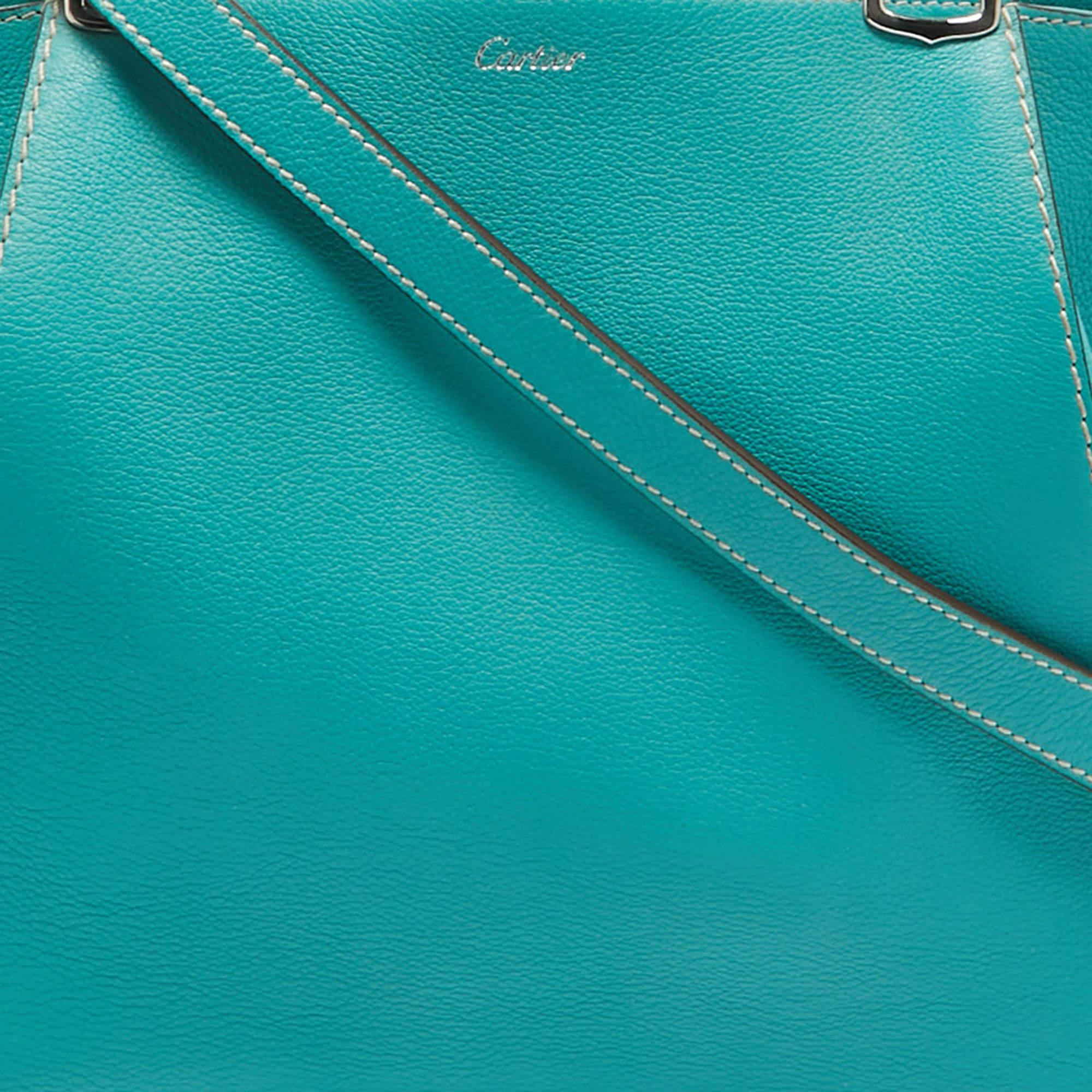 Cartier Green Leather Small C De Cartier Bag 1