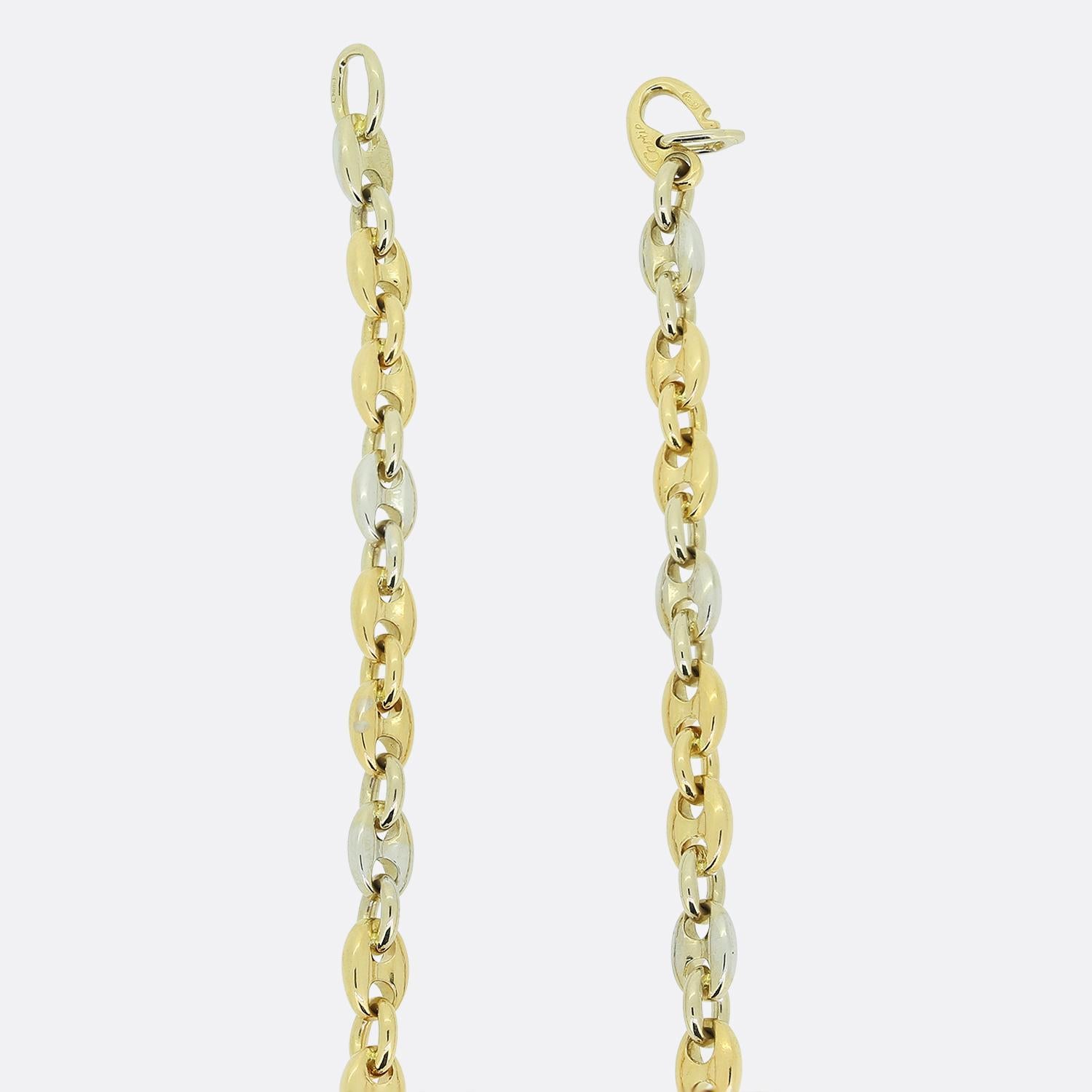 Bracelet à maillons en chaîne de Cartier Marine Bon état à London, GB