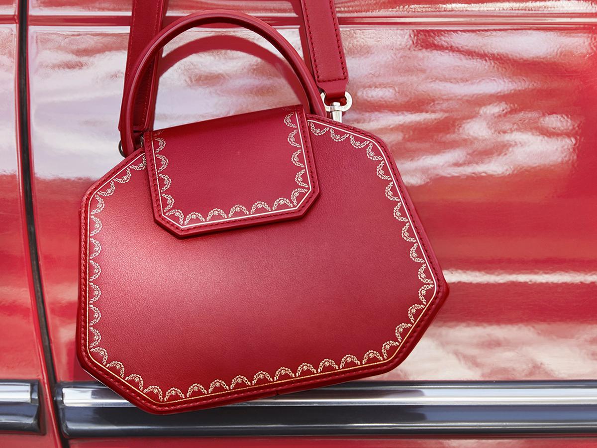 Women's Cartier Guirlande Red Leather small bag
