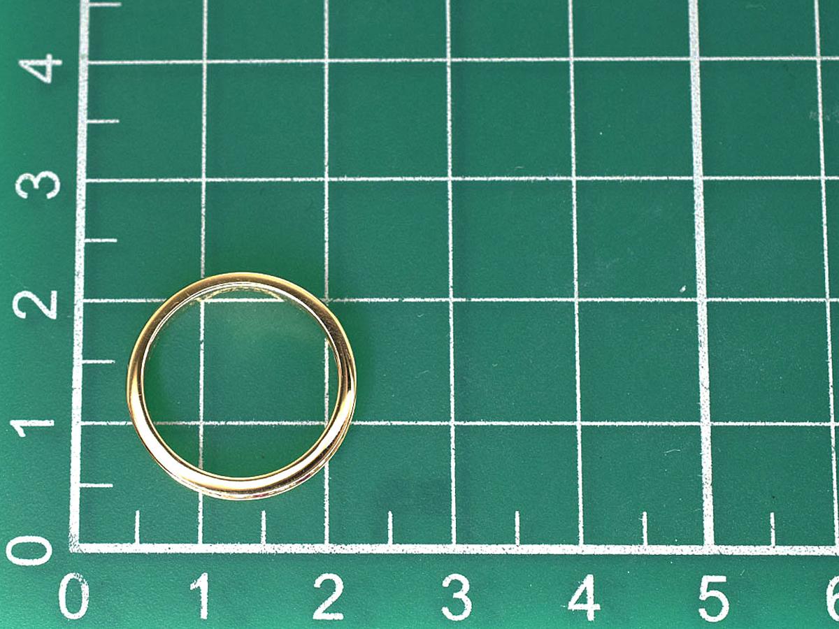 Women's Cartier Half Eternity Diamond Ruby 18 Karat Yellow Gold Ring US 4.5