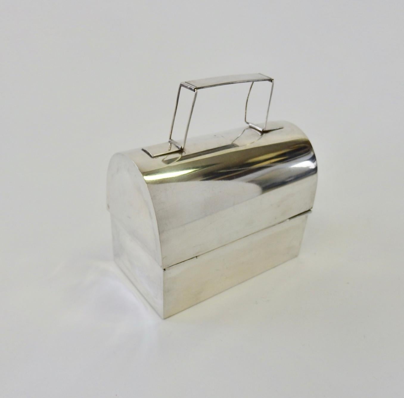 napoleon silver lunchbox