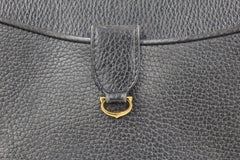 Cartier handbag in black leather.