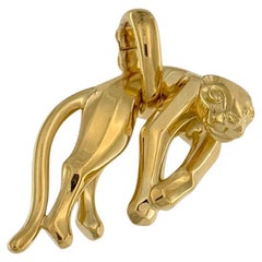 Cartier Hanging Panther 18karat Yellow Gold Pendant