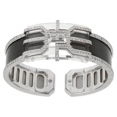 Cartier Haute Joaillerie Bergkristall-Diamant-Armband 18K Weißgold