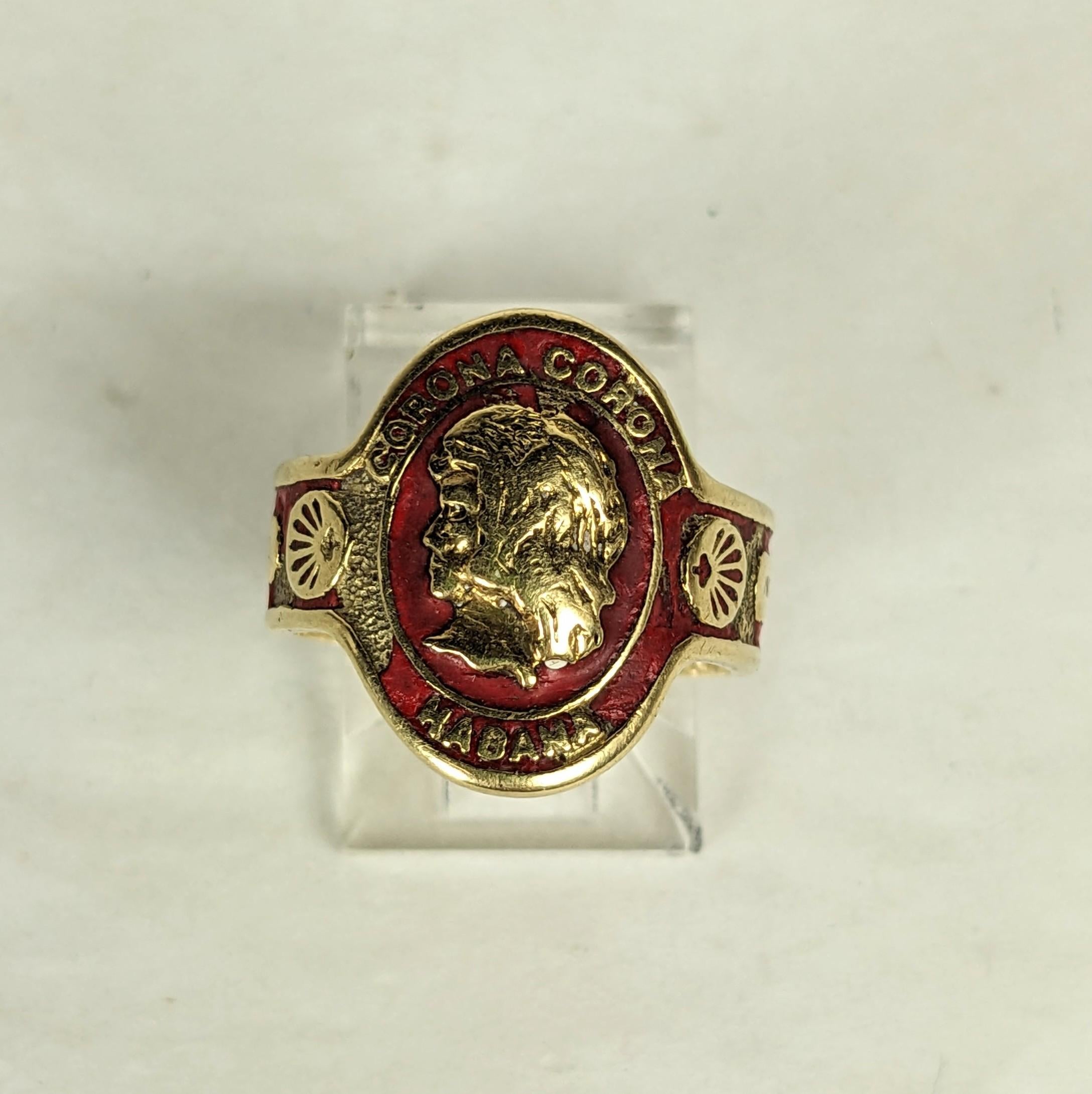 Cartier Havana Cigar Band Ring, 1970 For Sale 2