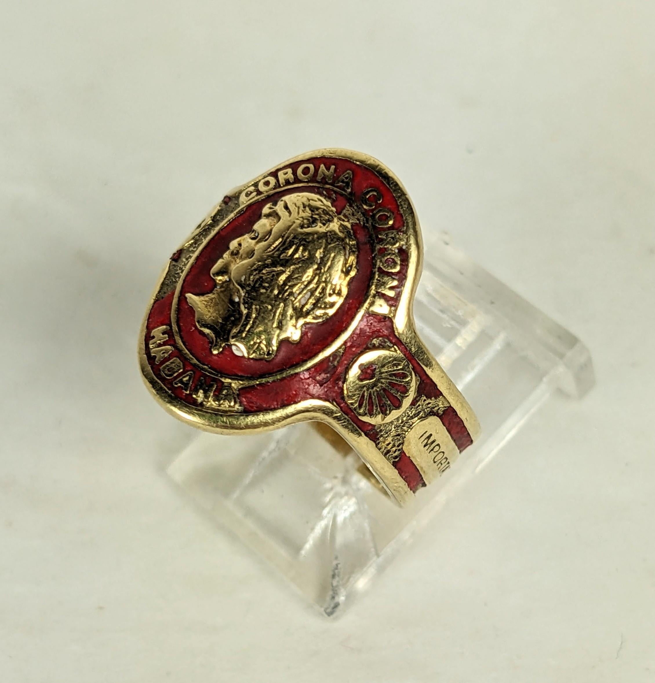 vintage cartier cigar band ring