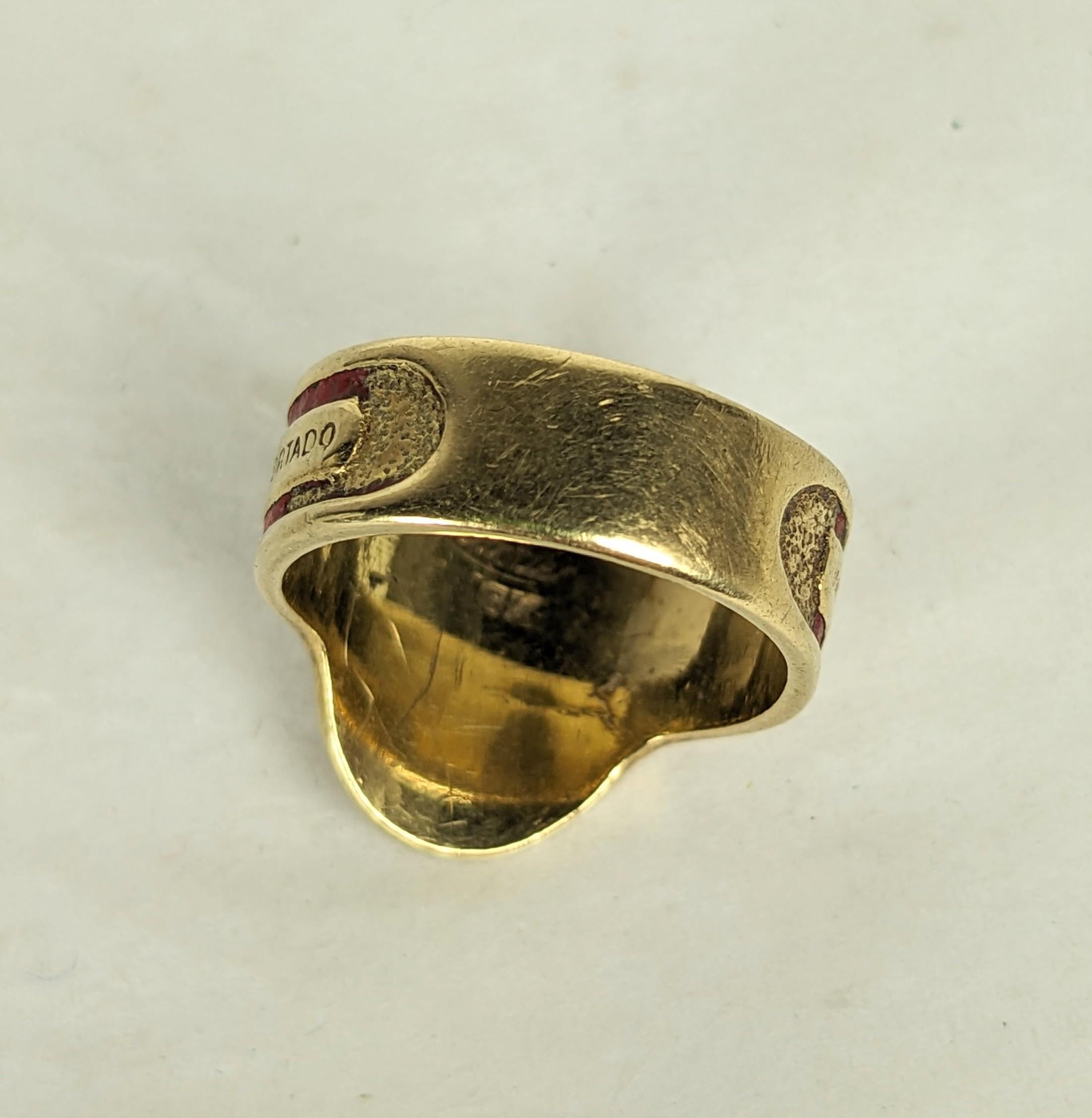 Cartier Havana Cigar Band Ring, 1970 For Sale 1