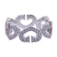 Anillo Cartier Corazón Diamante Oro