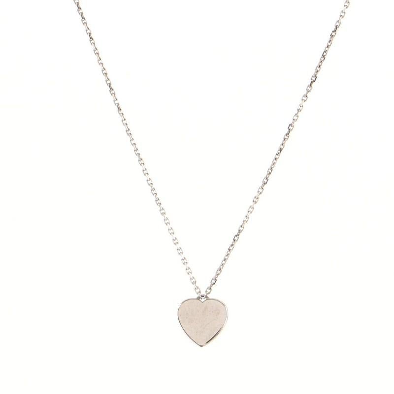 cartier heart necklace white gold price