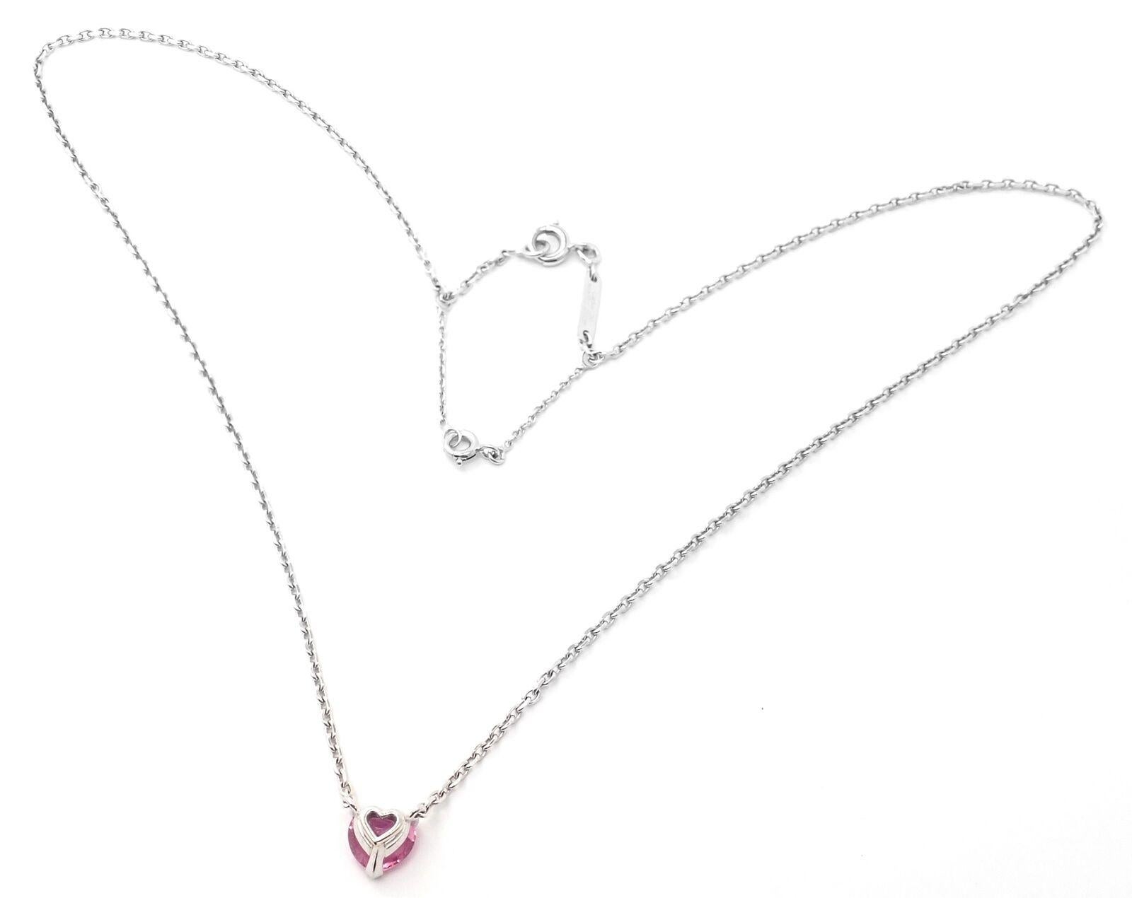 sapphire heart pendant necklace