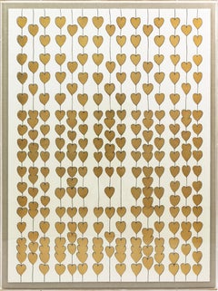 Cartier Heart Strings Gold Leaf Contemporary Pop Art Print Natural Curiosities