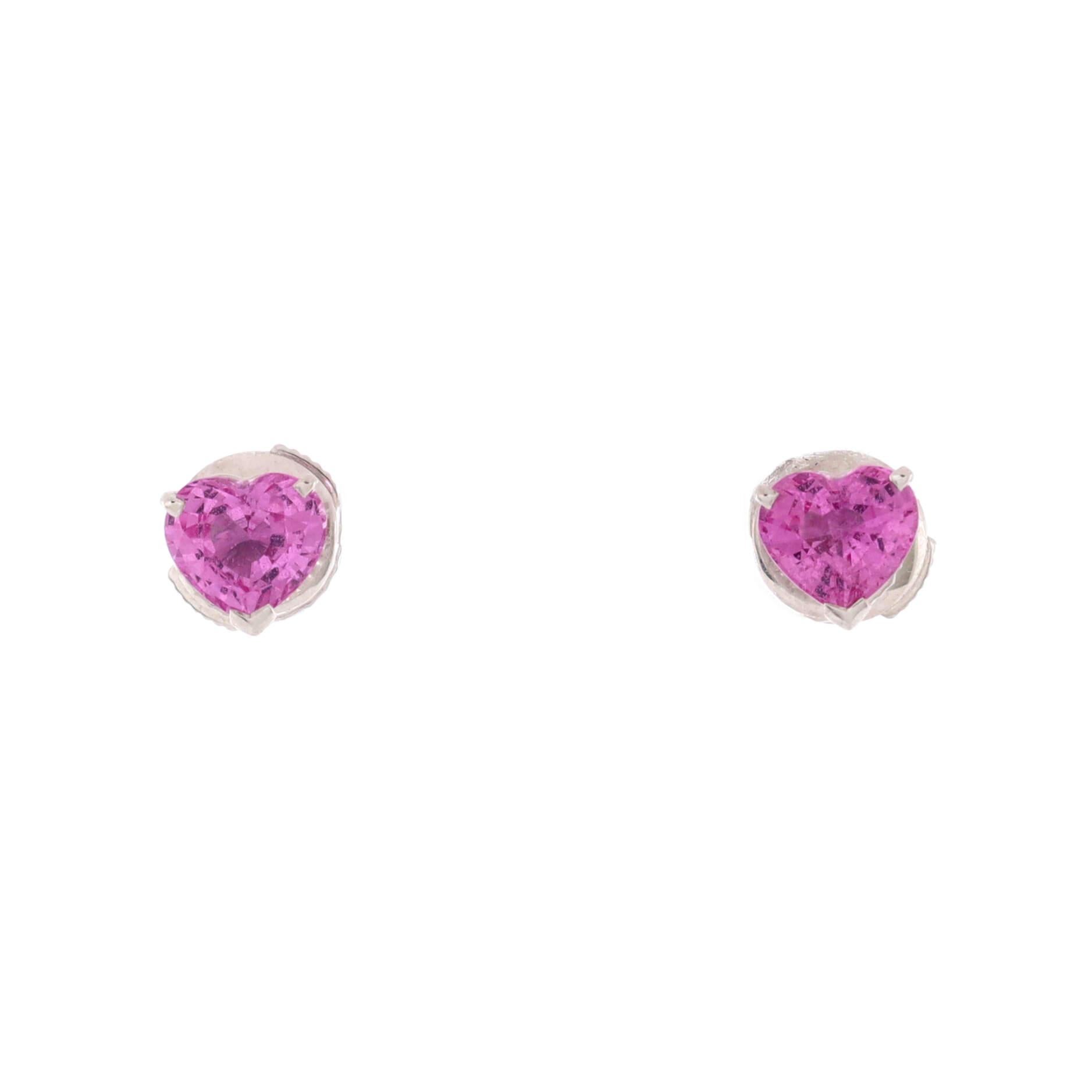 Condition: Great. Minor wear throughout.
Accessories: No Accessories
Measurements: Height/Length: 5.55 mm, Width: 5.50 mm
Designer: Cartier
Model: Heart Stud Earrings 18K White Gold with Pink Sapphires
Exterior Color: White Gold
Item Number: 191811/4