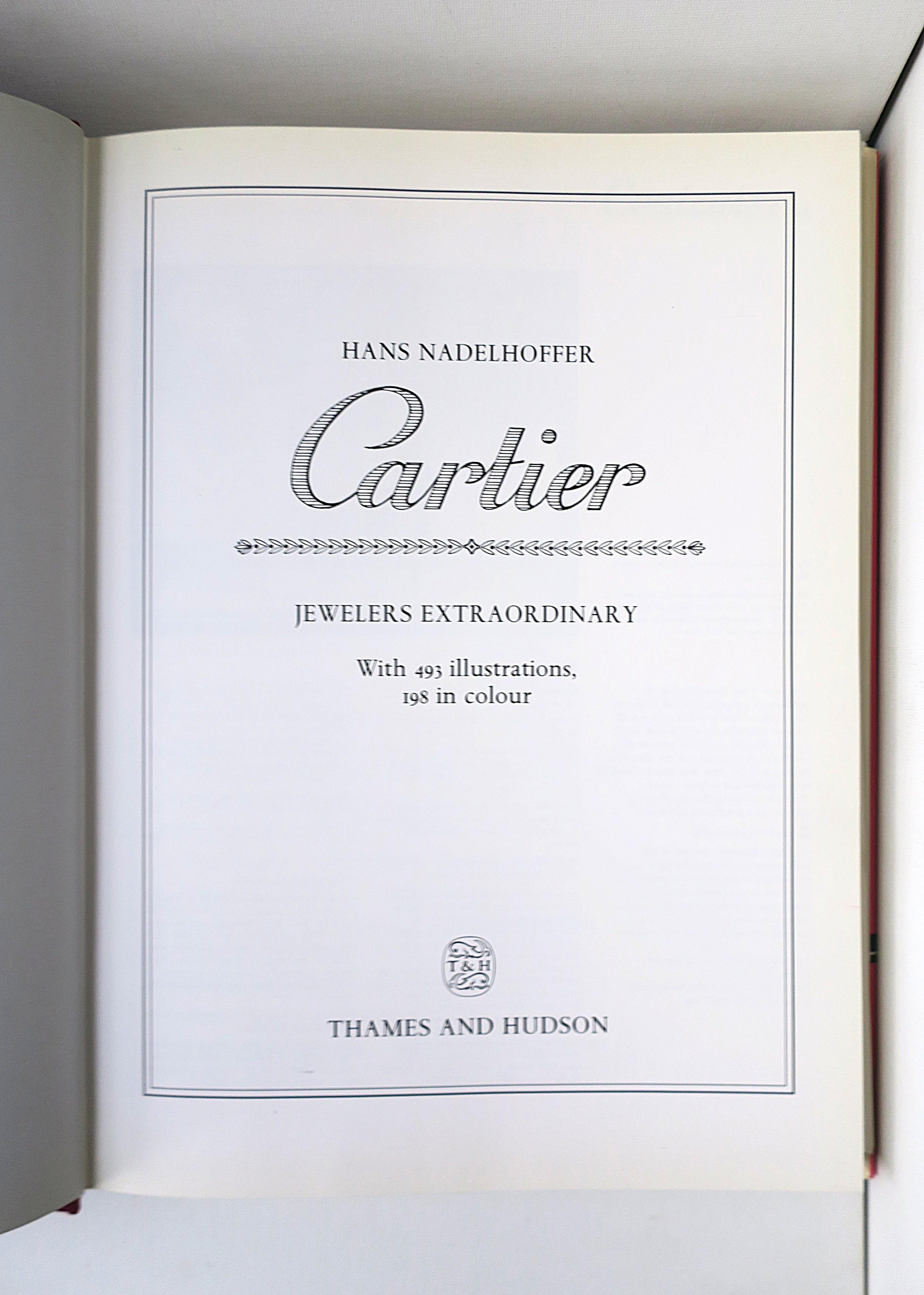 20ième siècle Livre de la table basse Cartier High Jewelry de Hans Nadelhoffer en vente