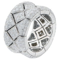 Cartier High Jewelry Collection Diamond Band in 18 Karat White Gold