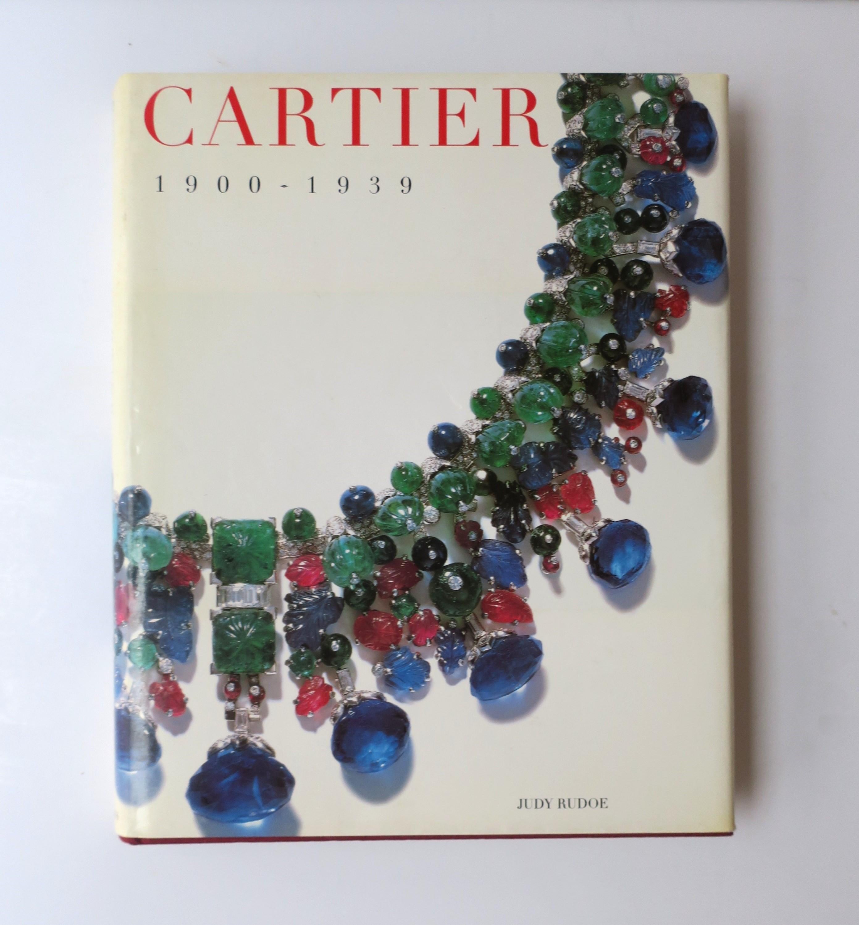 CARTIER 1900 - 1939
Paris, London, New York. 

This special hard-cover book was published in honor of the exhibition, 'Cartier 1900 - 1939', held at The Metropolitan Museum of Art, New York, from April 2, 1997, through August 3, 1997, and the