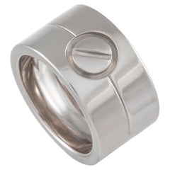 Cartier High Love 18K White Gold Band Ring