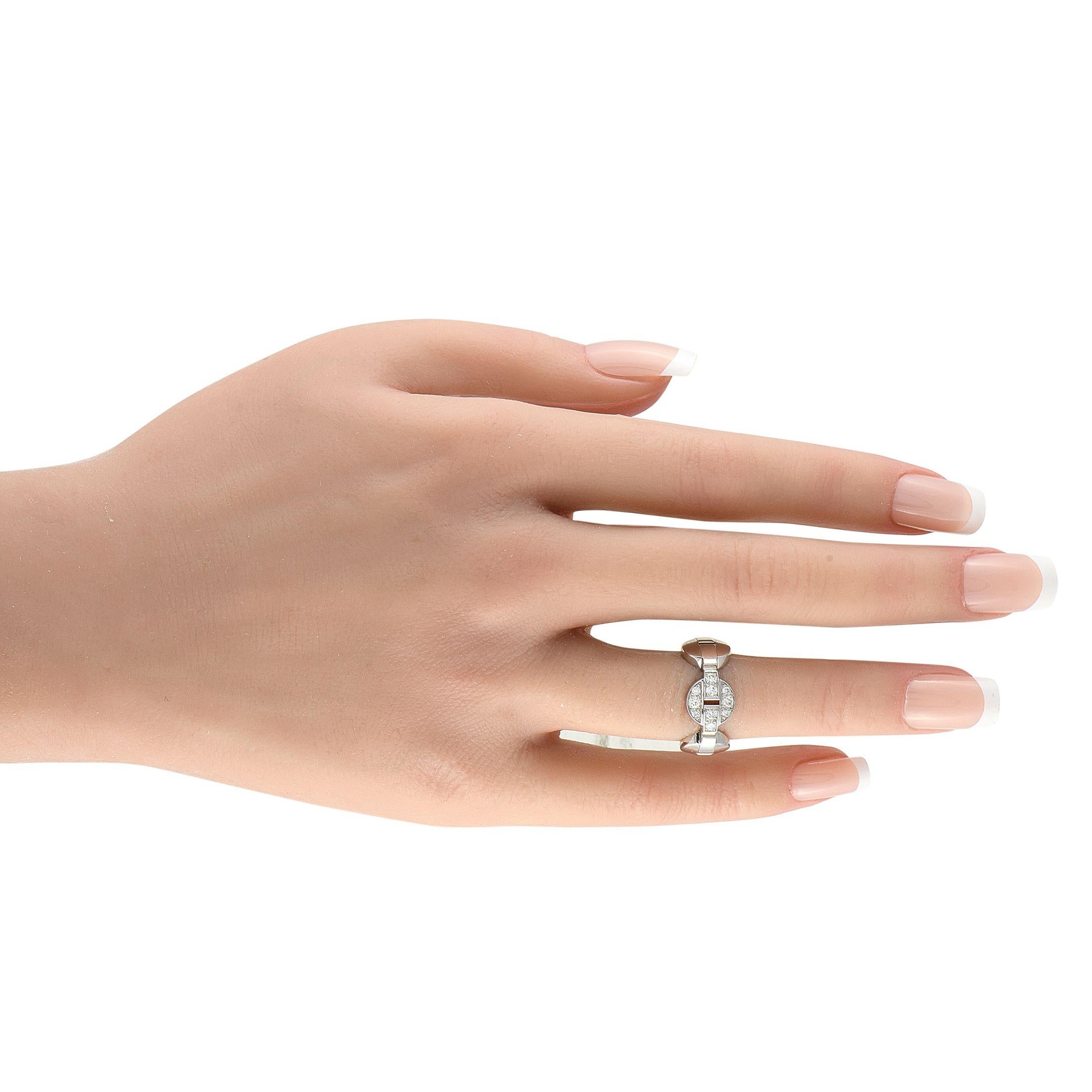 Cartier Himalia 18K Weißgold Diamantring im Zustand „Hervorragend“ im Angebot in Southampton, PA