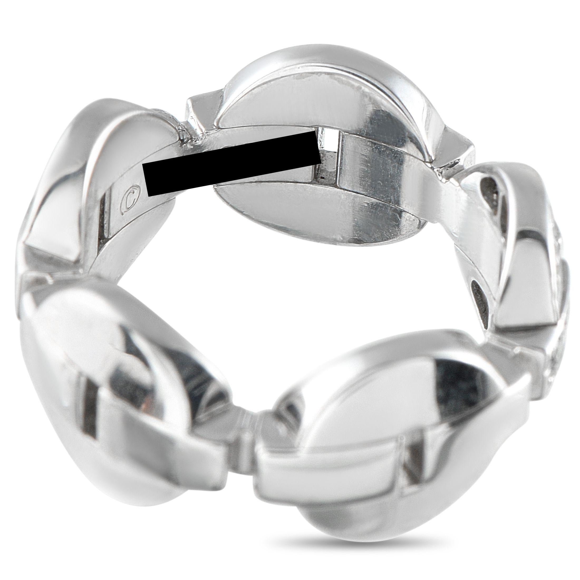 Cartier Himalia 18K Weißgold Diamantring im Angebot 1