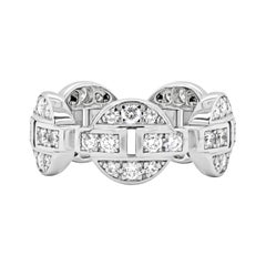 Cartier Himalia Diamond 18 Carat White Gold Band Ring