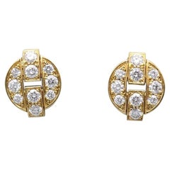 Cartier Himalia Diamant-Ohrstecker aus 18 Karat Gold