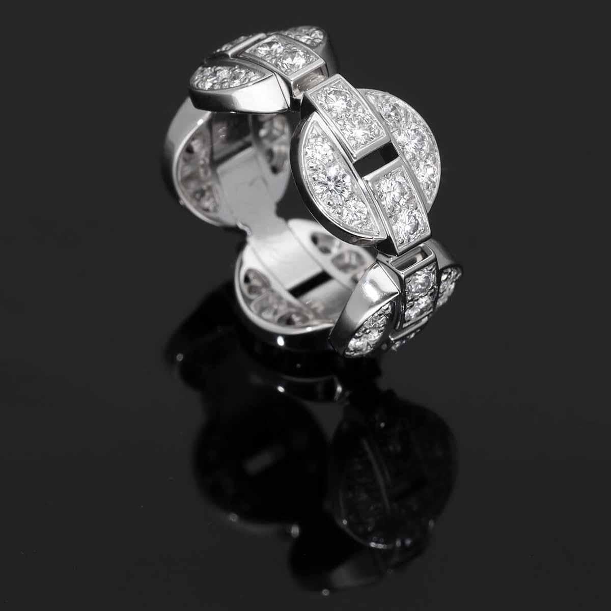 Bague Cartier Himalia en or blanc 18 carats avec diamants taille US 4 en vente 6