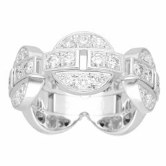 Cartier Himalia Diamond 18 Karat White Gold Ring US - 4