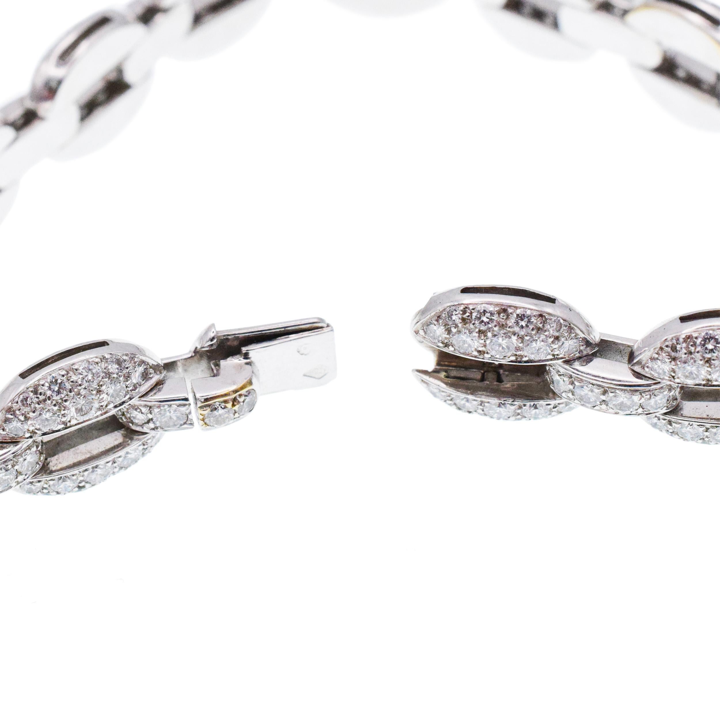 Cartier Himalia Diamond Bracelet in 18 For Sale 1