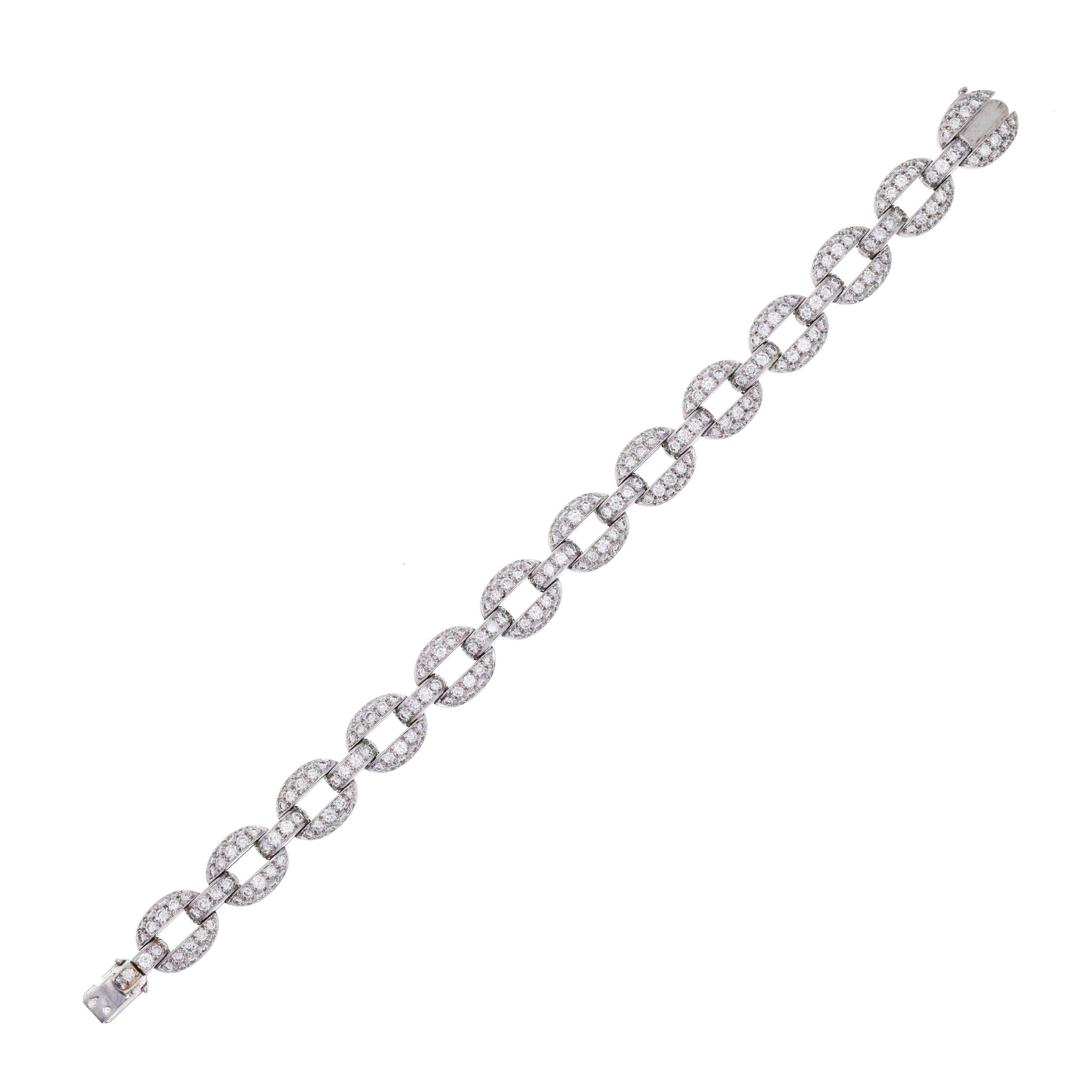 Cartier Himalia Diamond Bracelet in 18 For Sale 3