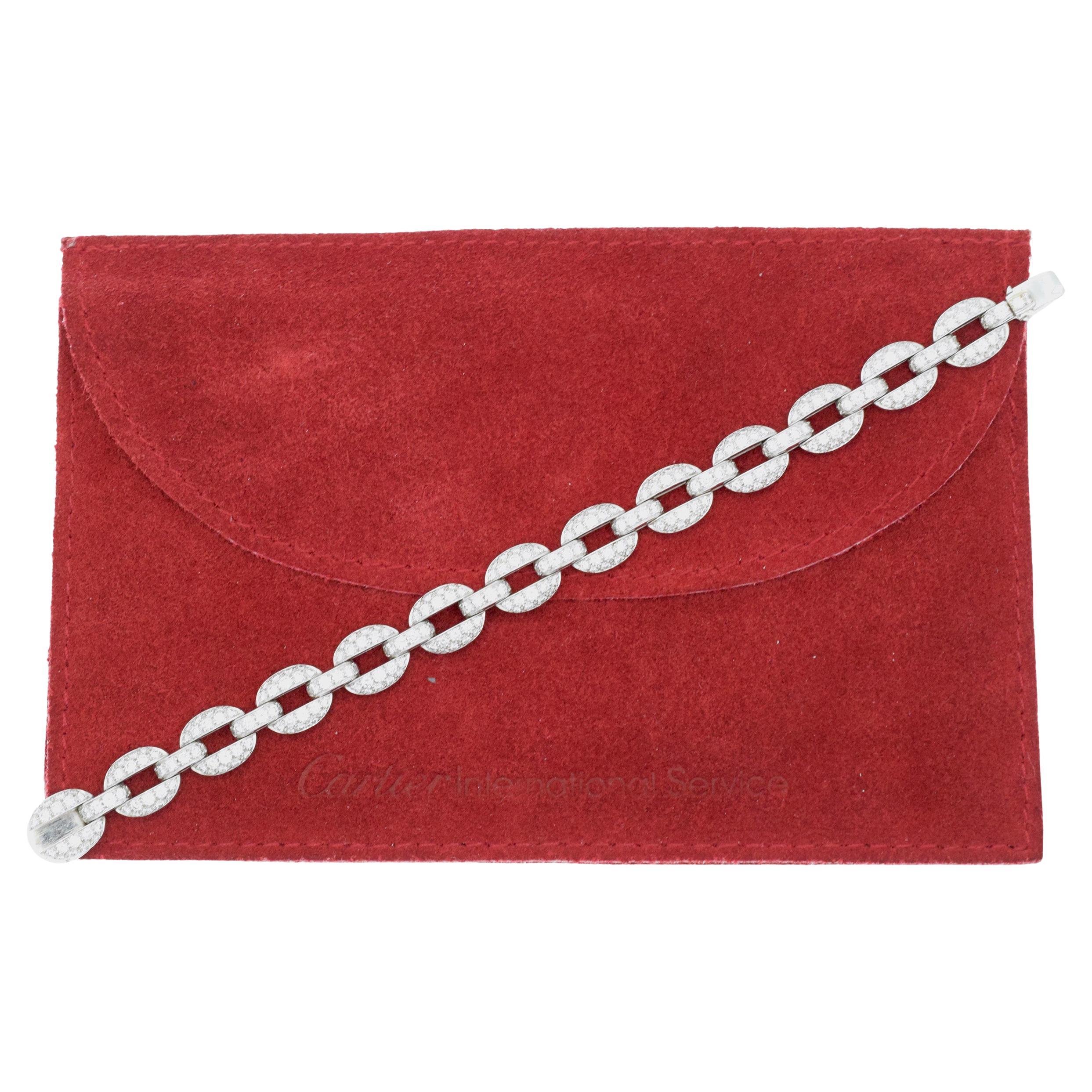 Cartier Himalia Diamond Bracelet in 18 For Sale