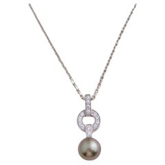 Cartier Himalia Diamant-Halskette mit Tahiti-Perlen-Anhänger