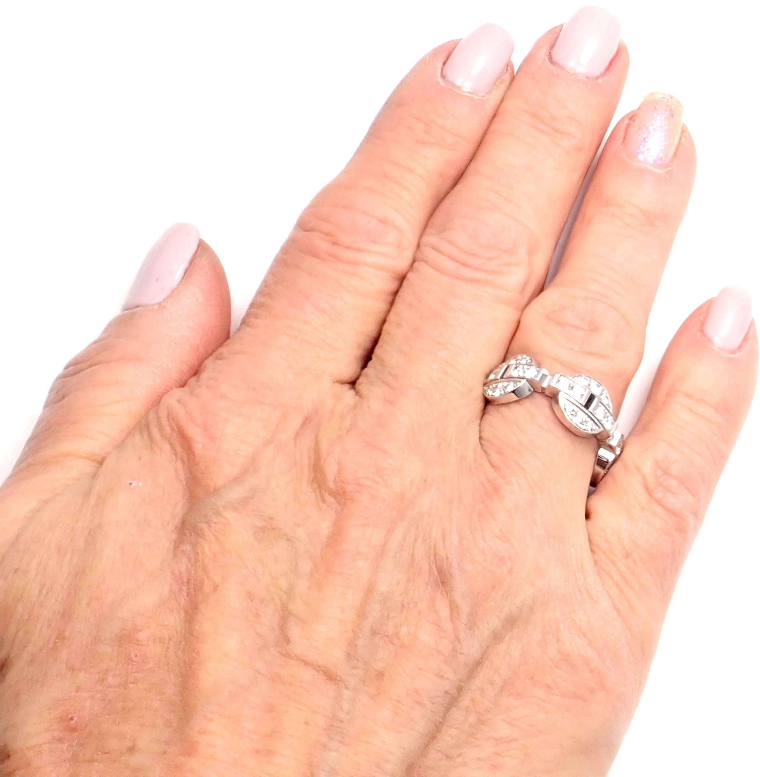 Cartier Himalia Diamond White Gold Band Ring 2